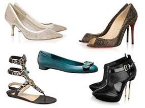 Different types of women shoes